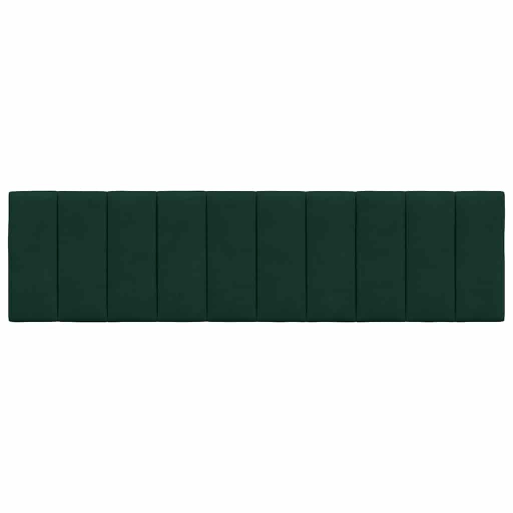 Hoofdbordkussen "Hanko" 180 cm Fluweel Donkergroen - 34% Korting