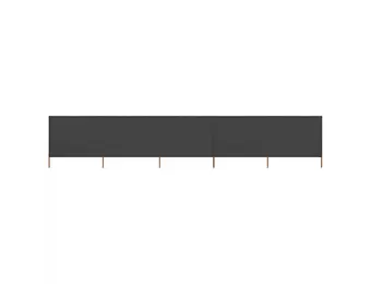 vidaXL Windscherm 5-delig 600x160 cm Antraciet - 40% Korting