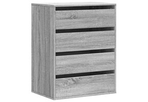 Ladekast 60x41x76 cm Bewerkt Hout Grijs Sonoma Eiken - 46% Korting