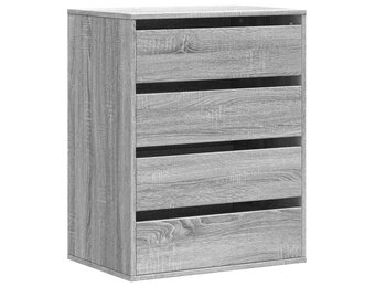Ladekast 60x41x76 cm Grijs Sonoma Eikenhout - 34% Korting!