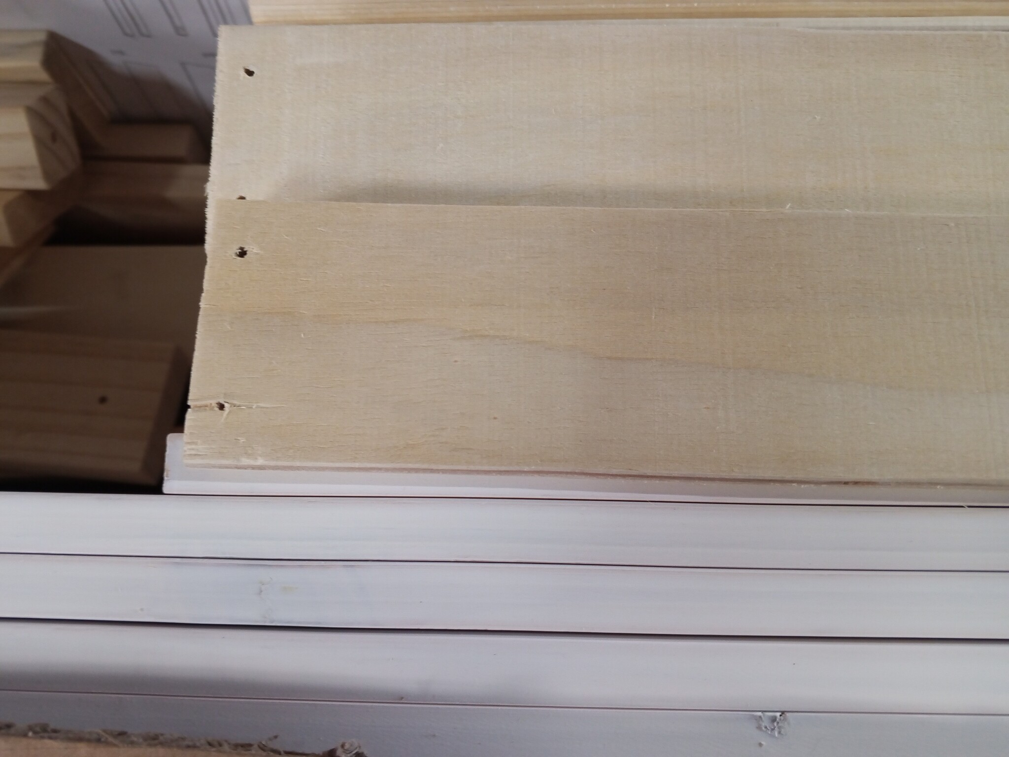 Massief Houten Bedframe Wit 140x200 cm - 54% Korting