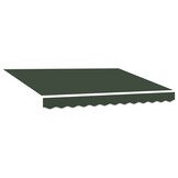 Donkergroen Polyester Vervangingsdoek Zonnescherm 4.5x3.5m - 34% Korting