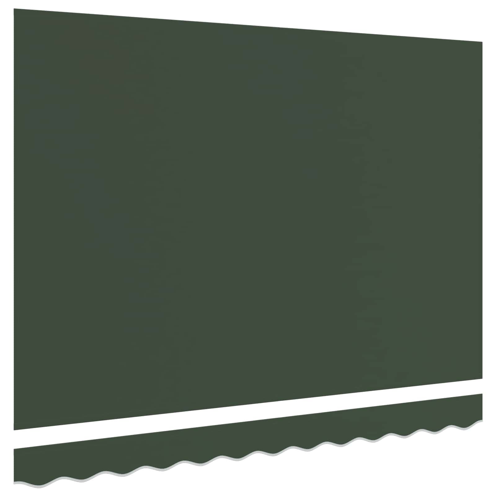 Donkergroen Polyester Vervangingsdoek Zonnescherm 4.5x3.5m - 34% Korting