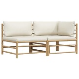 Loungeset Bamboe Crèmewit - 59% Korting