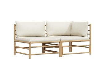 Loungeset Bamboe Crèmewit - 59% Korting