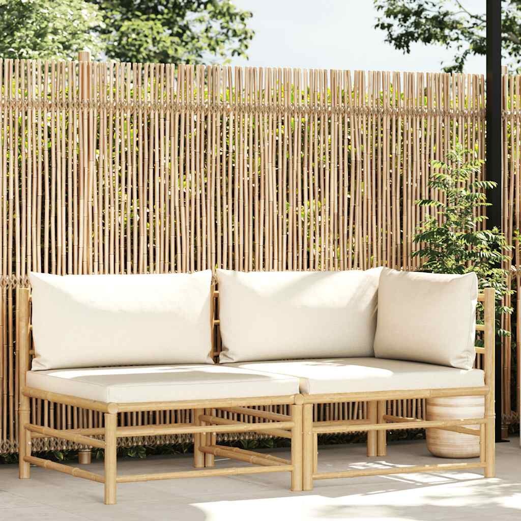Loungeset Bamboe Crèmewit - 59% Korting