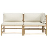 Loungeset Bamboe Crèmewit - 59% Korting