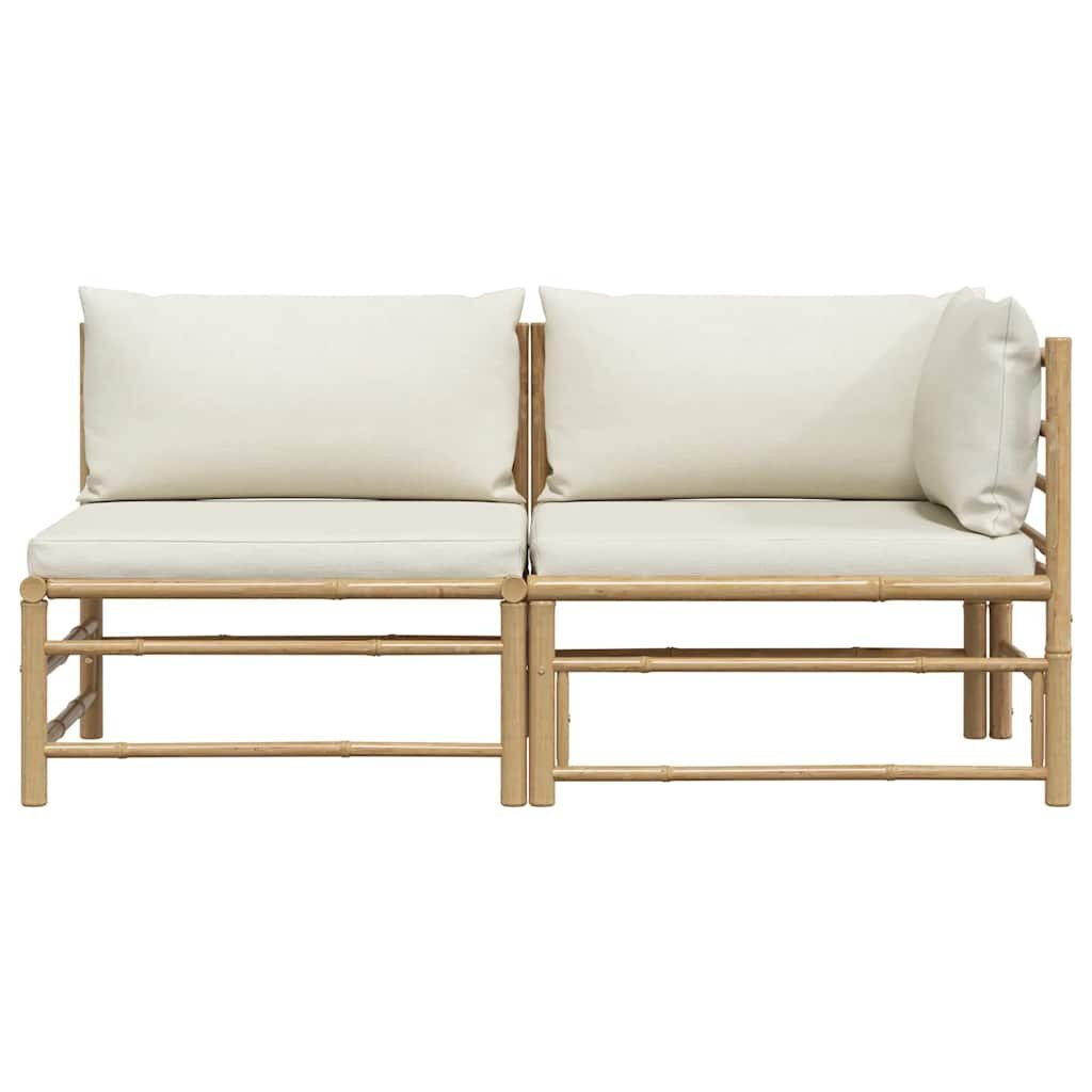 Loungeset Bamboe Crèmewit - 59% Korting