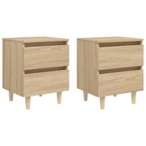 Nachtkastjes Set (2x) Sonoma Eiken - 40x35x50cm