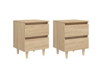 Nachtkastjes Set (2x) Sonoma Eiken - 40x35x50cm
