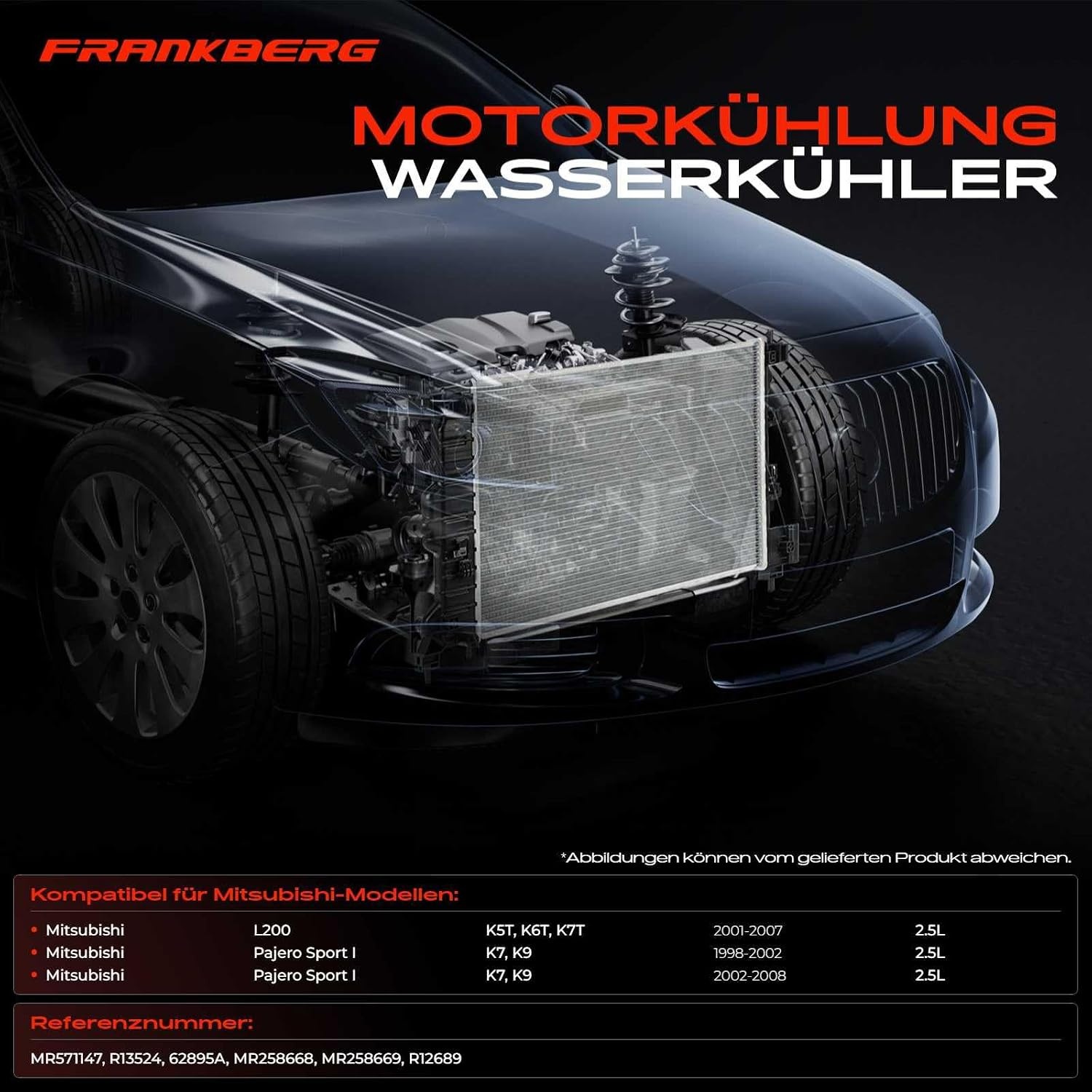 Frankberg Motorkoeler Waterkoeler - Geschikt voor L200/Pajero Sport I Diesel (34% Korting)