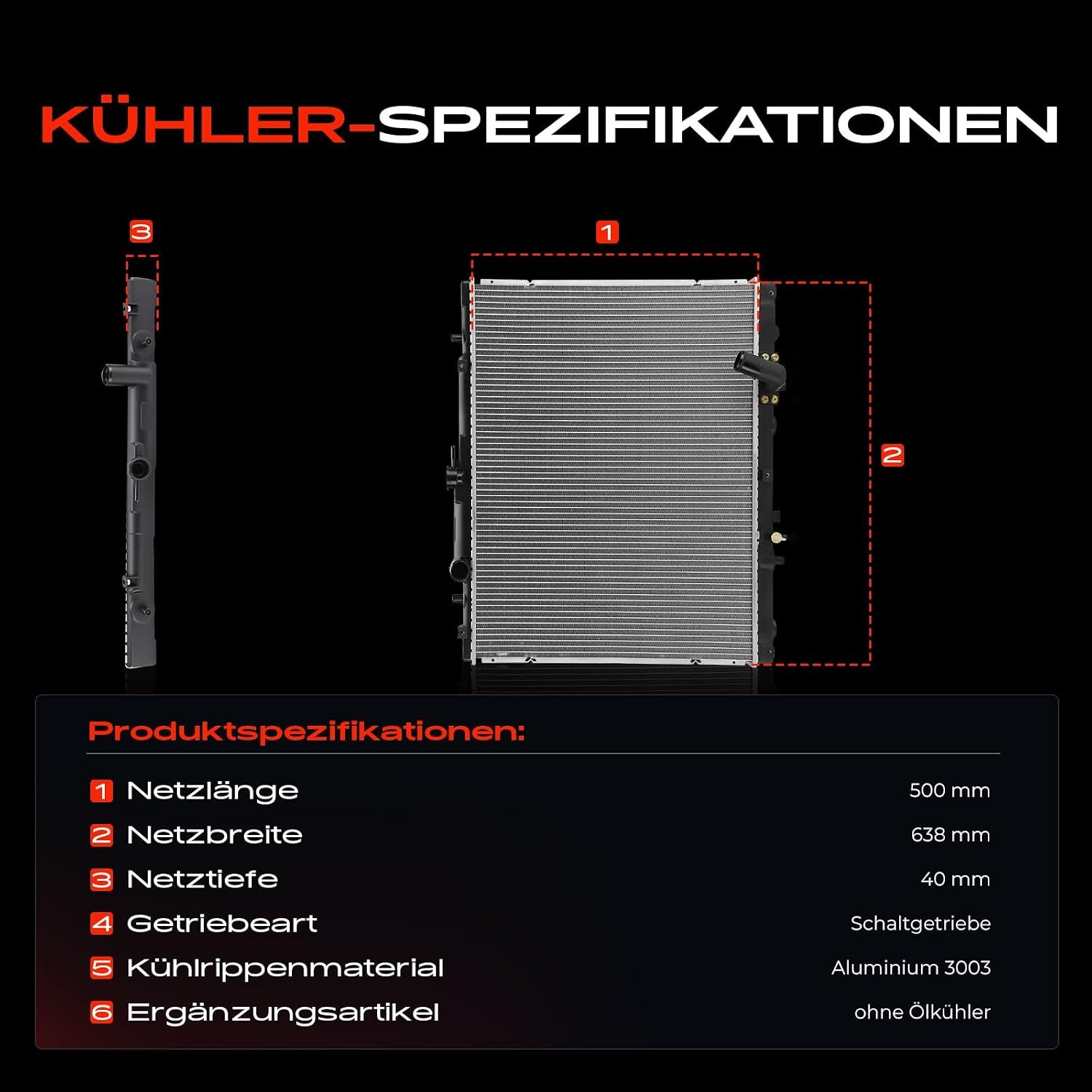 Frankberg Motorkoeler Waterkoeler - Geschikt voor L200/Pajero Sport I Diesel (34% Korting)