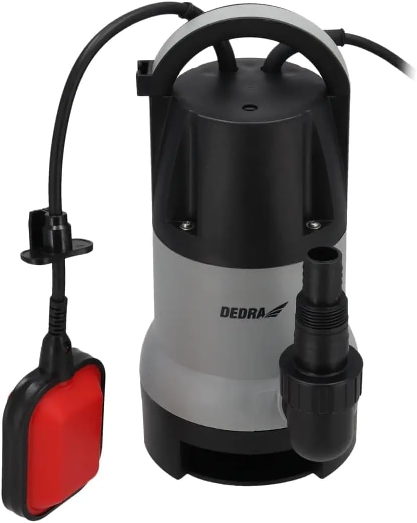 Dedra Dompelpomp 900W voor Schoon/Vuil Water - 7m Opvoerhoogte - Zwart