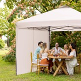 Tent Zijwand Paneel 3048x1930mm Waterdicht & UV-Bestendig (37% Korting)