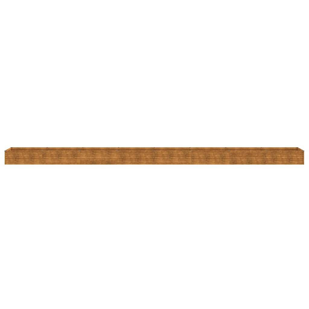 Verhoogde Plantenbak Cortenstaal 770x50x36 cm - 54% Korting