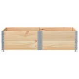 vidaXL Palletopzetranden 2 st 150x100 cm massief grenenhout
