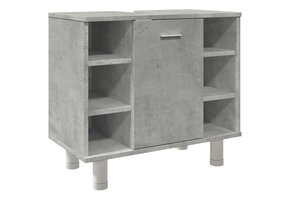 Badkamerkast Spaanplaat Betongrijs 60x32x53,5 cm met 40% Korting
