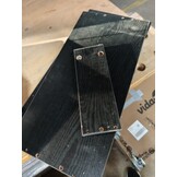 vidaXL Wandgemonteerde wastafelmeubel Zwart eiken 49,5 x 41 x 64,5 cm