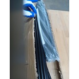 vidaXL Kamerscherm met 5 panelen 433x180 cm stof antracietkleurig