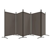 vidaXL Kamerscherm met 5 panelen 433x180 cm stof antracietkleurig
