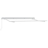 vidaXL Zijde Frame Wit 3,5 x 2 m Metaal