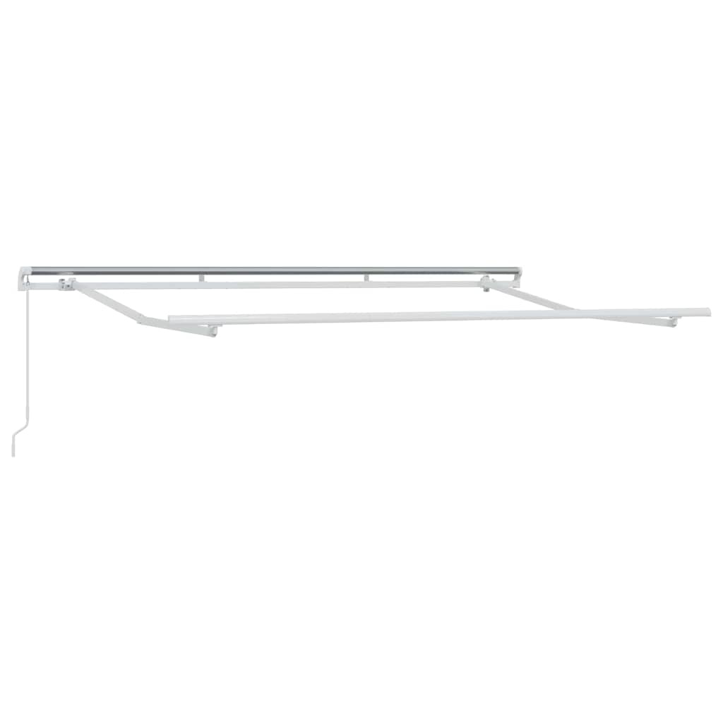 vidaXL Zijde Frame Wit 3,5 x 2 m Metaal