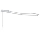 vidaXL Zijde Frame Wit 3,5 x 2 m Metaal