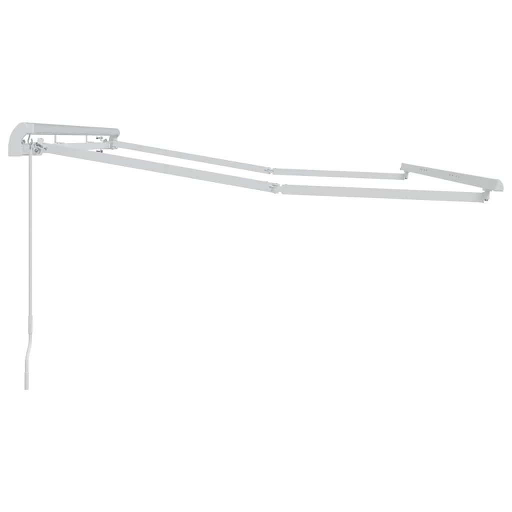 vidaXL Zijde Frame Wit 3,5 x 2 m Metaal