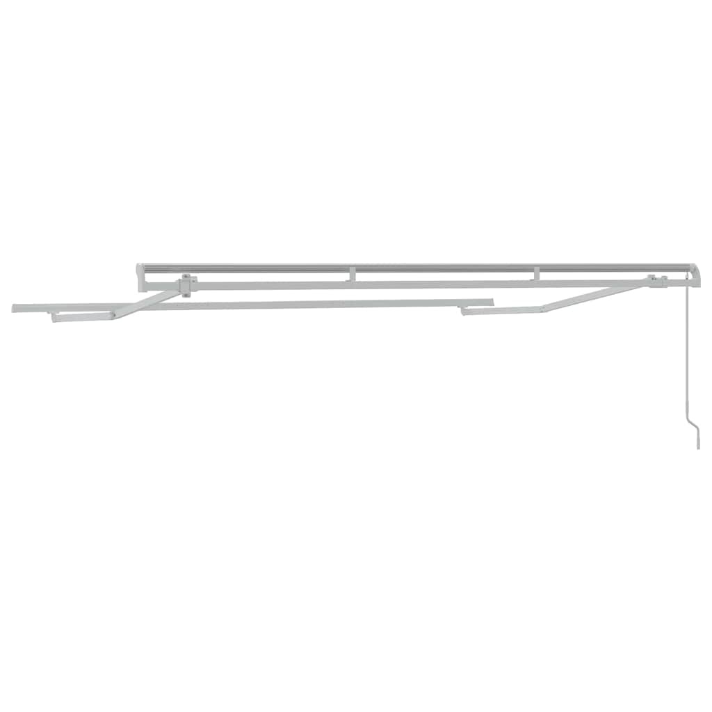vidaXL Zijde Frame Wit 3,5 x 2 m Metaal