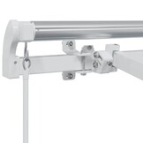 vidaXL Zijde Frame Wit 3,5 x 2 m Metaal