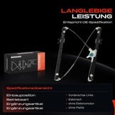 Frankberg Vensterheffer zonder motor links voor Rang e Rove r IV L405 2012-2020 SUV LR078164 - Maat Voor Links