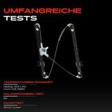 Frankberg Vensterheffer zonder motor links voor Rang e Rove r IV L405 2012-2020 SUV LR078164 - Maat Voor Links