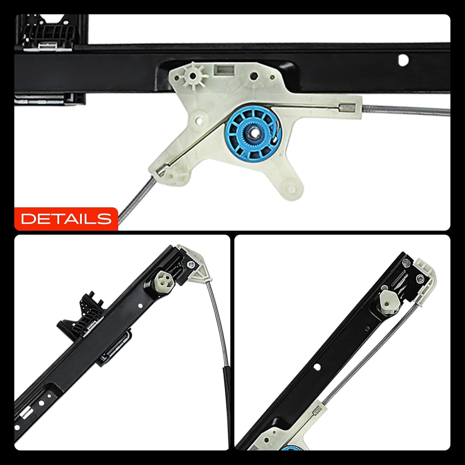Frankberg Vensterheffer zonder motor links voor Rang e Rove r IV L405 2012-2020 SUV LR078164 - Maat Voor Links