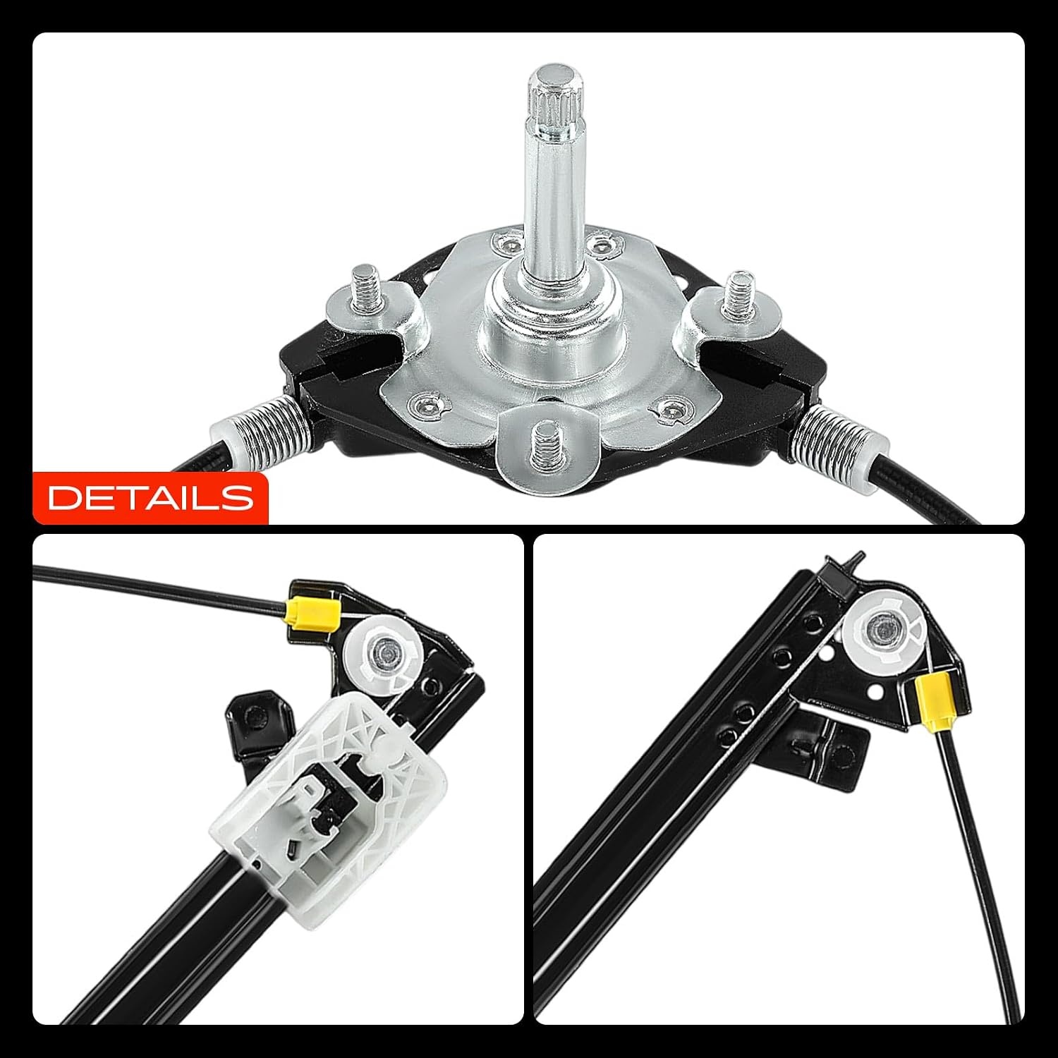 Frankberg Window Lifter Window Lifter Mechanisme Side Window Window Holder Elektrische Motor Window Lifter Window Lifter Mechanisme Vervangen# 350103187400