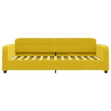 vidaXL Slaapbank 100x200 cm fluweel geel