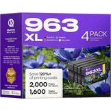 Multipack 4x XL Inktcartridges HP 963XL - Zwart/Cyaan/Magenta/Geel (33% Korting)