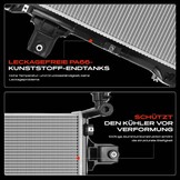 Motorkoeler Waterkoeler Radiator 55116842 voor Jeep Grand Cherokee XH XK WK III WH met 34% Korting