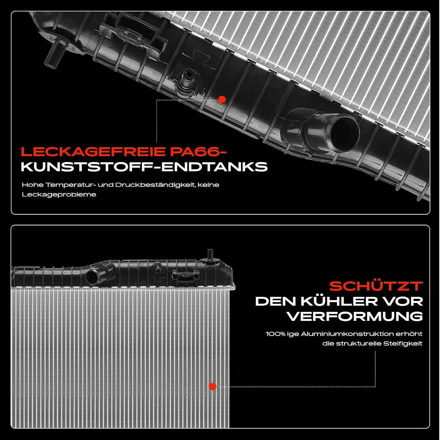 Radiateur Waterkoeler voor Ford B-Max, Fiesta VI, Ecosport - 34% Korting