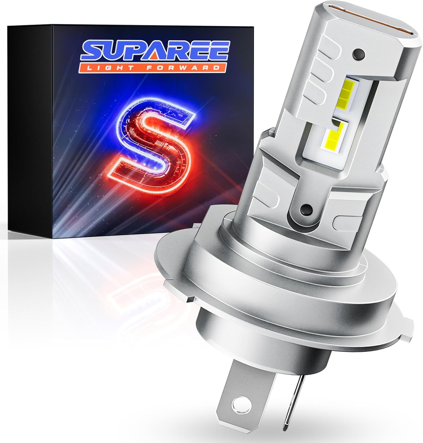 Motorfiets Koplamp H4 LED 6000K 10000LM - 32% Korting