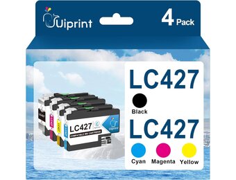 4-Pack Hoog Rendement Inktcartridges LC427 voor Brother (34% korting)