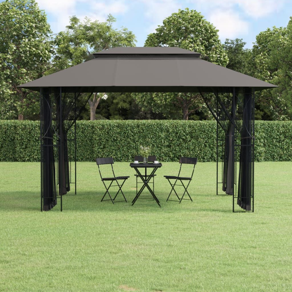 VidaXL Prieel 400x300 cm Antraciet (35% Korting)