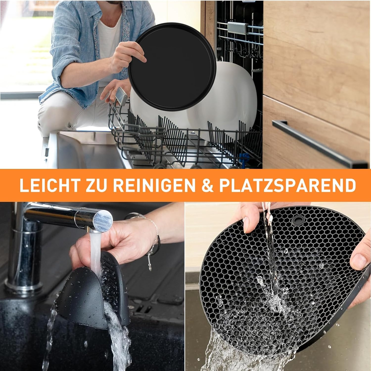 11-Delige Airfryer Accessoireset Zwart 22x22cm - Korting 31%
