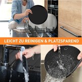 11-Delige Airfryer Accessoireset Zwart 22x22cm - Korting 31%