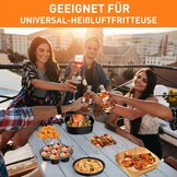 11-Delige Airfryer Accessoireset Zwart 22x22cm - Korting 31%