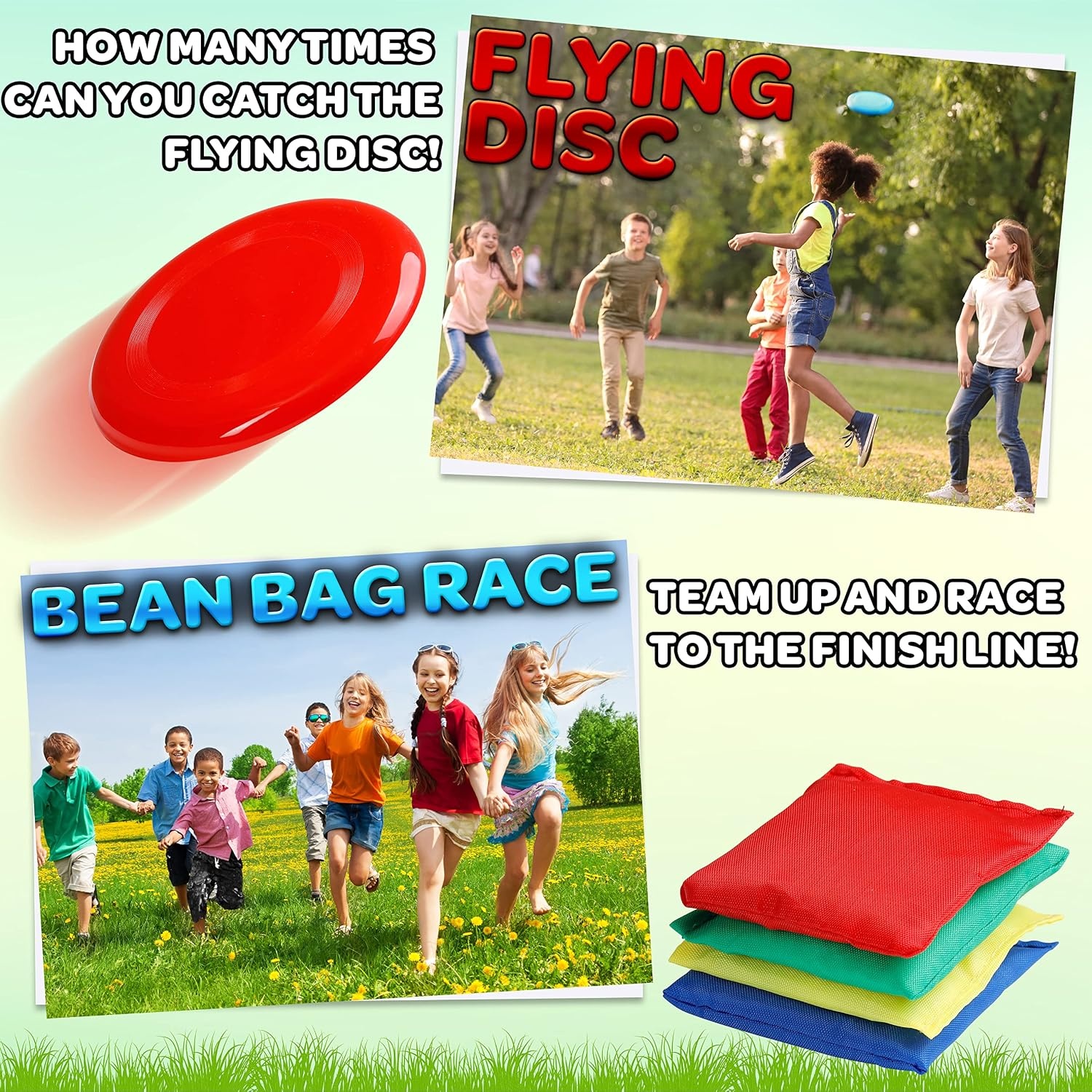 Outdoor Spelletjes Set 6-in-1 Multicolor | Tuinspellen Familie