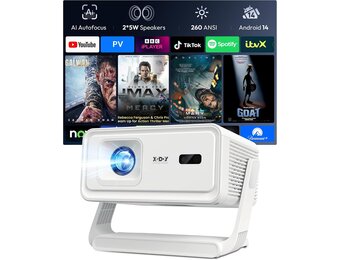 Beamer met 53% korting: Home Cinema Full HD, WiFi 6 & Bluetooth 5.4