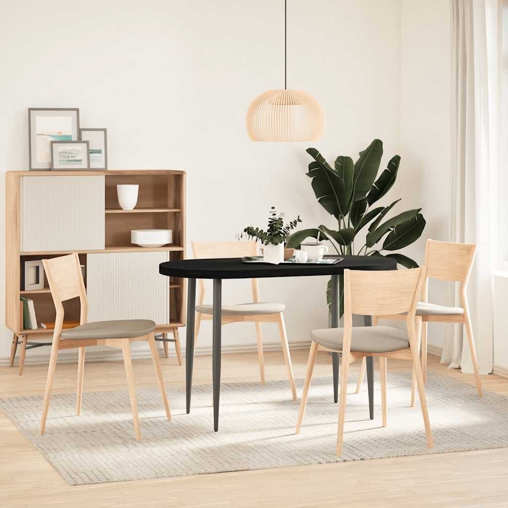 Ovaal Eikenhouten Tafelblad 120x60cm Donkerbruin - 54% Korting