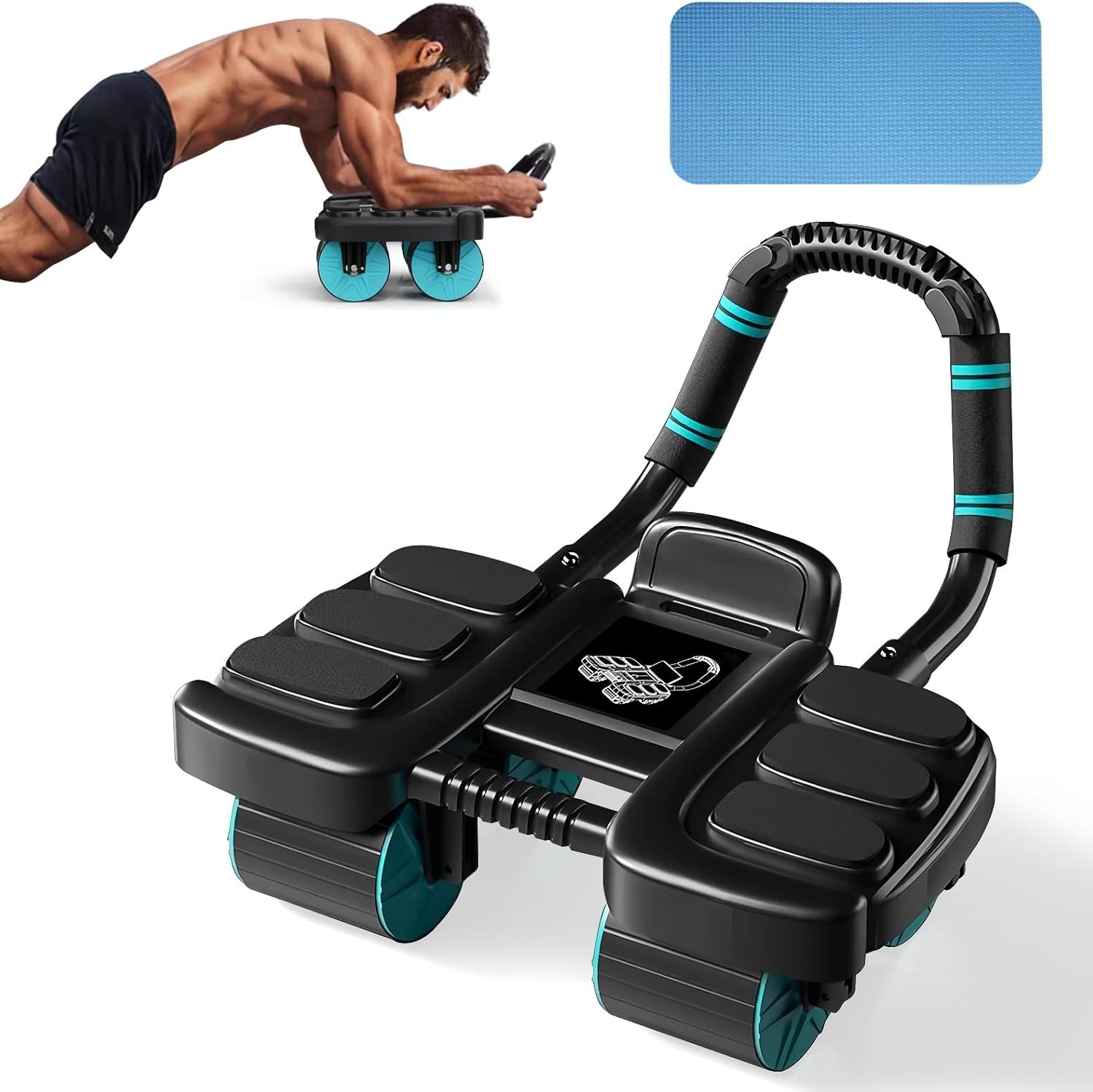 Buiktrainer Automatische Rebound 4-Wiel met 33% Korting