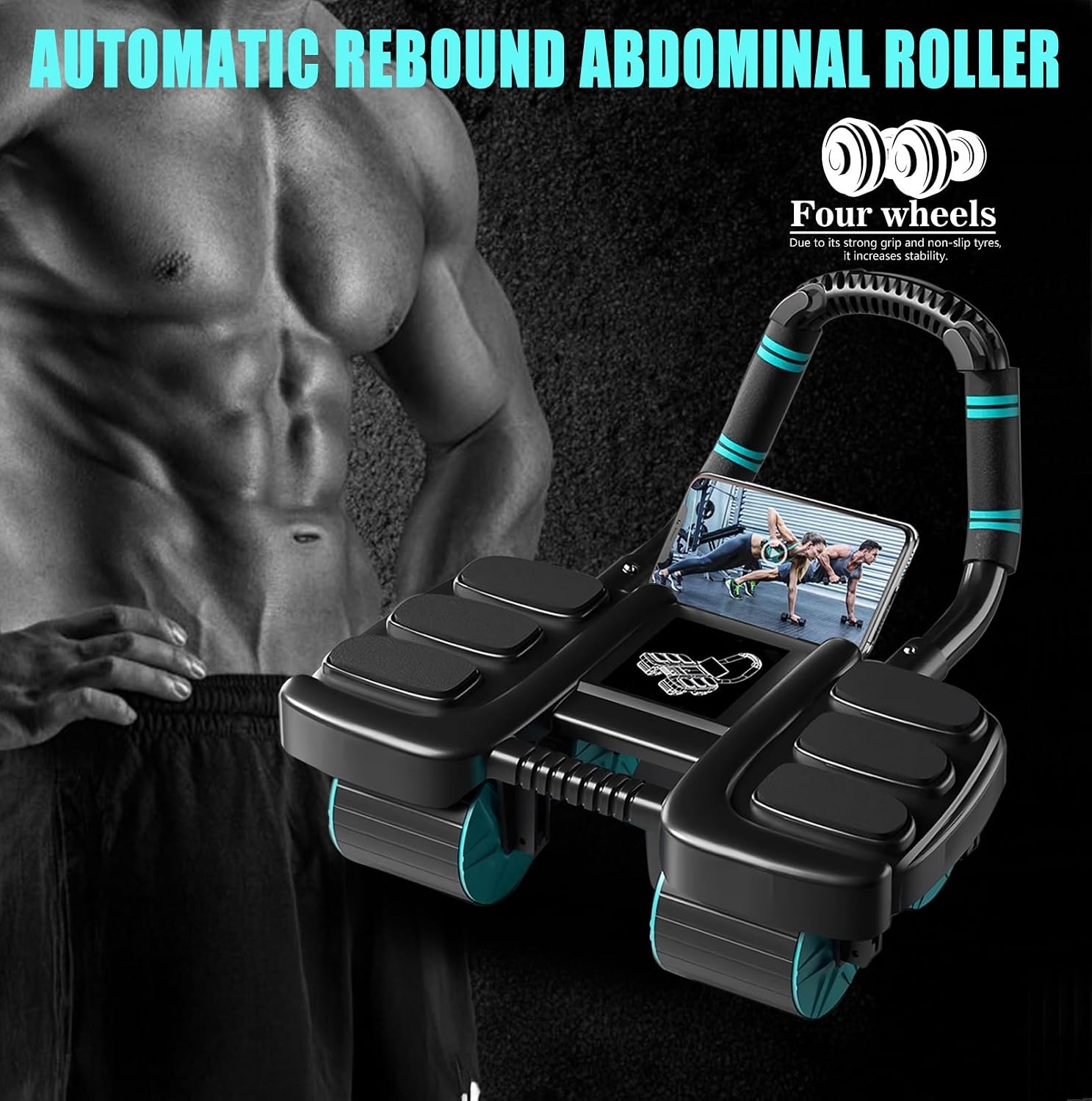 Buiktrainer Automatische Rebound 4-Wiel met 33% Korting