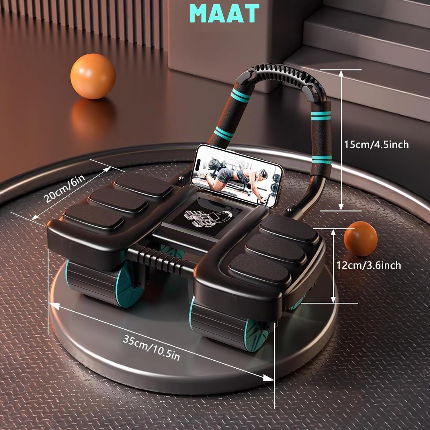 Buiktrainer Automatische Rebound 4-Wiel met 33% Korting